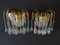 Wall Sconces with Crystal Glass Drops from Palwa, 1960s, Set of 2 1