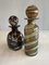 Earth Tone Glass Decanter with balloonstopper from Mdina, Set of 2, Image 4