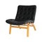 Danish Modern Leather Lounge Chair from Farstrup Møbler, 1970s, Image 1