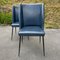 Blue Dining Chairs, Italy, 1950s, Set of 2 11