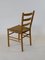 Rush Seated Dining Chairs by Hein Salomonson, 1950s, Set of 4 6