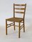 Rush Seated Dining Chairs by Hein Salomonson, 1950s, Set of 4 2