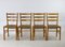 Rush Seated Dining Chairs by Hein Salomonson, 1950s, Set of 4 1