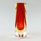 Italienische Mid-Century Sommerso Vase aus Murano Glas von Flavio Poli für Alessandro Mandruzzato, 1960er 2