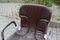 Italian Brown Leather and Chrome Dining Chairs from Cidue, 1960s, Set of 6 34