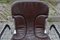 Italian Brown Leather and Chrome Dining Chairs from Cidue, 1960s, Set of 6, Image 31