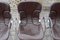 Sedie da pranzo in pelle marrone e metallo cromato di Cidue, Italia, anni '60, set di 6, Immagine 14