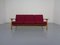 GE 290 Oak Sofa with Kvadrat Hallingdal by Hans J. Wegner for Getama, 1960s, Image 1