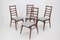 Teak Dining Chairs, Germany, 1960s, Set of 4, Image 8
