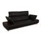 Four-Seater Volare Sofain Black Leather from Koinor 3