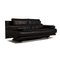 Two-Seater 6500 Sofa in Black Leather by Rolf Benz 7