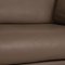 Two-Seater Sofa in Beige Leather from FSM 4