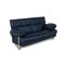 Two-Seater Sofa in Blue Leather from B&B Italia 3