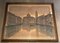 François Stroobant, Grand View of Venice, 19th Century, Charcoal Drawing, Framed 12