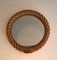 Round Rope Mirror in the style of of Audoux Minet, 1970s, Image 4