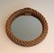 Round Rope Mirror in the style of of Audoux Minet, 1970s, Image 11