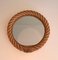 Round Rope Mirror in the style of of Audoux Minet, 1970s 3