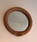 Round Rope Mirror in the style of of Audoux Minet, 1970s 1