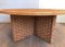 Tavolino da caffè rotondo in legno nello stile di Audoux Minet, Immagine 6