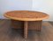 Wood Round Coffee Table in the style of Audoux Minet, Image 12