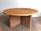 Wood Round Coffee Table in the style of Audoux Minet, Image 11
