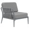 Ribbons Grey Right Modular Sofa by Mowee, Set of 3, Image 1