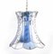 Blue Crystal Pendant Lamp, Mid-20th Century 4