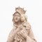 Traditional Plaster Virgin Figure with Wooden Altar, 1950s 5