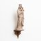 Traditionelle Jungfrau Figur aus Gips mit Holzaltar, 1950er 13