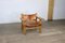 Vintage Spanish Tan Leather 2226 Chair by Børge Mogensen for Fredericia, 1960s 6