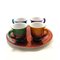 Set de Café par Ceramiche Lega, Set de 4 2