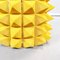 Totem cilindrico postmoderno con piramidi in schiuma gialla, Italia, inizio XXI secolo, Immagine 9