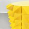 Totem cilindrico postmoderno con piramidi in schiuma gialla, Italia, inizio XXI secolo, Immagine 4