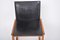 Afra & Tobia Scarpa zugeschriebene Esszimmerstühle aus schwarzem Leder, 1970er, 2er Set 19