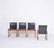Dining Chairs in Black Leather attributed to Afra & Tobia Scarpa, 1970s, Set of 4 10