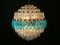 Lámparas colgantes Poliedri esférica de cristal de Murano, años 90. Juego de 2, Imagen 6
