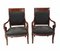 French Charles X Mahogany Armchairs, Set of 2, Image 1