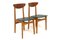 Chaises en Teck, Danemark, 1960s, Set de 2 1