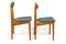 Teak Stühle, Dänemark, 1960er, 2er Set 5