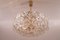 Chandelier with Hexagonal Crystals from Kinkeldey, 1960s, Image 3