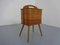 German Teak Sewing Box, 1950s 4