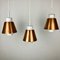 Glass and Copper P100 Pendant Lights by Staff, Set of 3, Image 2