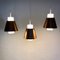 Glass and Copper P100 Pendant Lights by Staff, Set of 3, Image 13