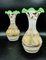 Antique Napoleon Iii Opaline Glass Vases, France, Set of 2 3
