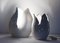 Egg-Shaped Lamps in Ceramic from Fratelli Fanciullacci, 1970s, Set of 2 3