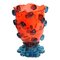 Nugget Vase in Clear Red and Clear Light Blue by Gaetano Pesce for Fish Design 2
