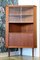 Danish Teak Corner Cabinet with Glass Doors, 1960s 1