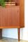 Danish Teak Corner Cabinet with Glass Doors, 1960s 5