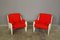 Red Armchairs, 1970, Set of 2 1