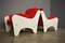 Red Armchairs, 1970, Set of 2, Image 11